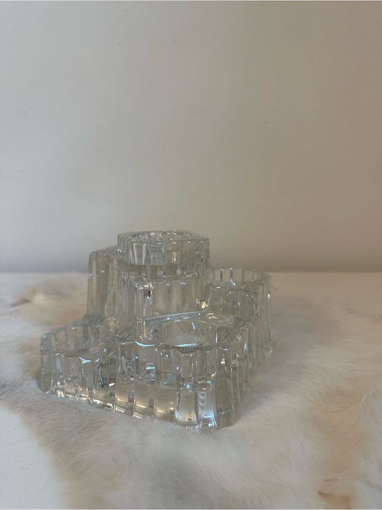Vintage Clear Glass Multi-Holder Decorative Tea light Candle Holder